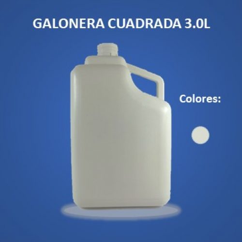 Galonera Cuadrada 3.0L